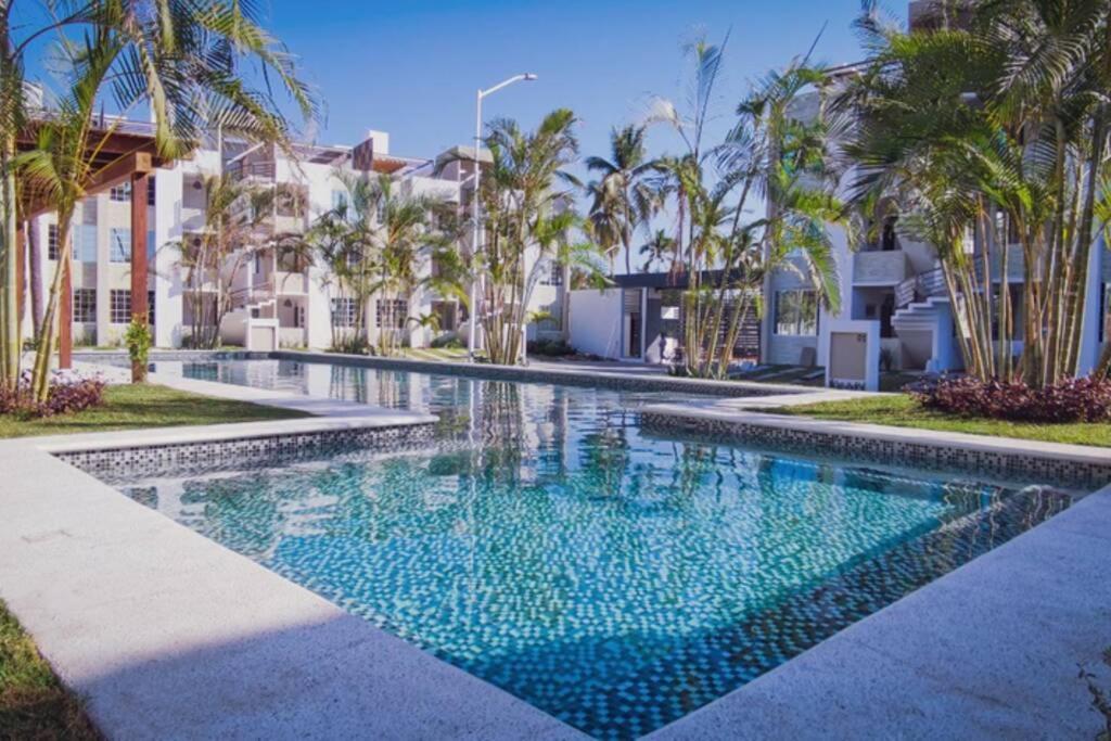 Appartamento Moderno Depa Con Terraza Y Vista Extraordinaria Manzanillo Esterno foto