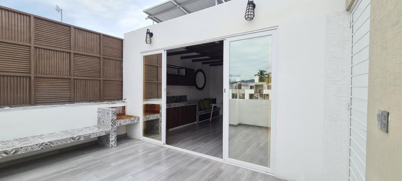 Appartamento Moderno Depa Con Terraza Y Vista Extraordinaria Manzanillo Esterno foto
